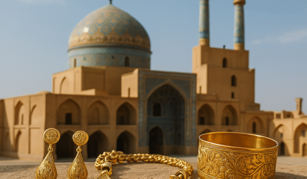 یزد شهر جهانی زیورآلات سنتی | کارگاه سنتی ساخت زیورآلات در یزد؛ هنر دست هنرمندان یزدی، شهر جهانی زیورآلات سنتی
